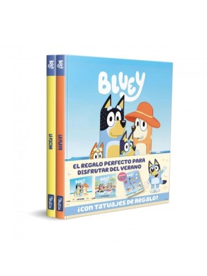 BLUEY. UN CUENTO - ¡A LA PLAYA! ¡A LA PISCINA! PACK CON DOS LIBROS DE BLUEY PARA