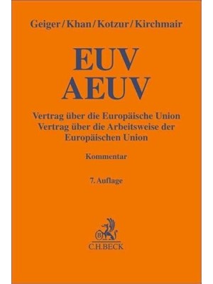 EUV AEUV VERTRAG UBER DIE EUROPAÏSCHE