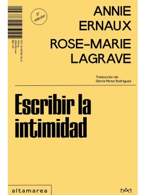 ESCRIBIR LA INTIMIDAD