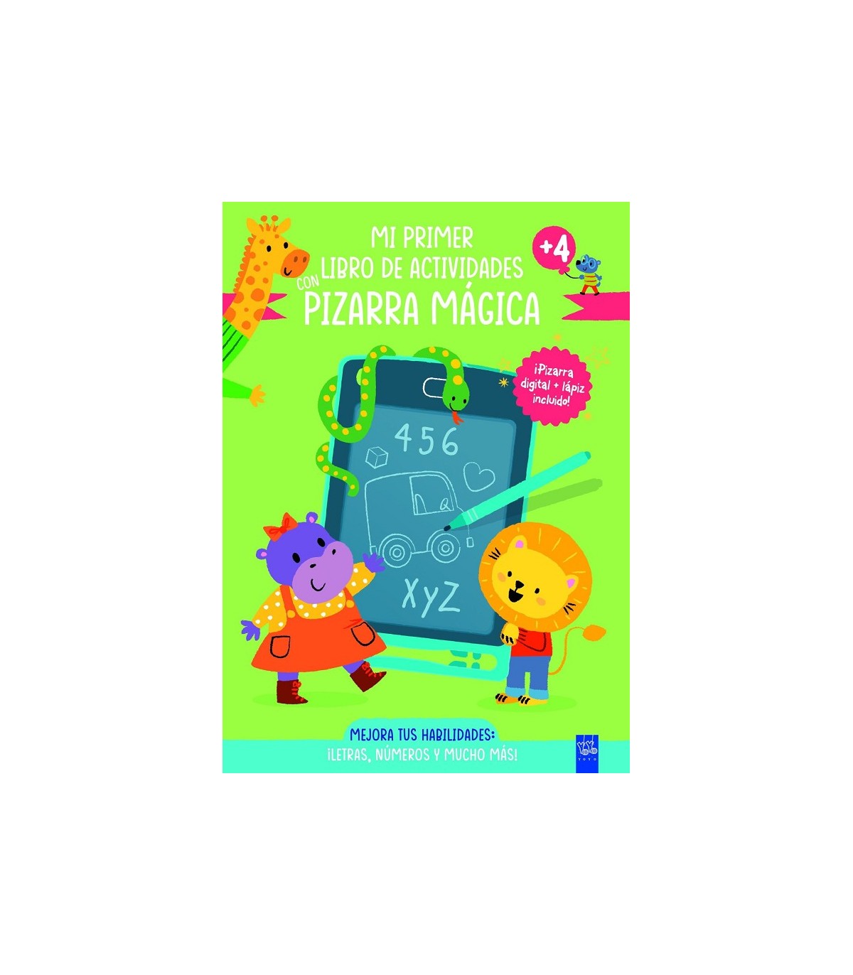 MI PRIMER LIBRO DE ACTIVIDADES CON PIZARRA MÁGICA. VERDE