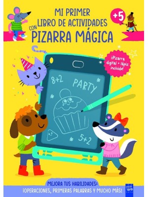 MI PRIMER LIBRO DE ACTIVIDADES CON PIZARRA MÁGICA. AMARILLO