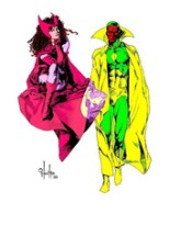 VISIÓN Y LA BRUJA ESCARLATA. LA VIDA EN LEONIA STR