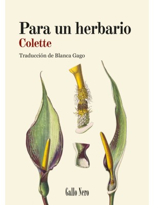 PARA UN HERBARIO