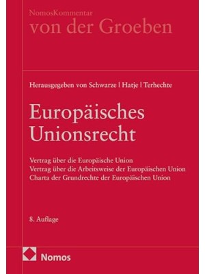 EUROPÄISCHES UNIONSRECHT KOMMENTAR 4 VOL.