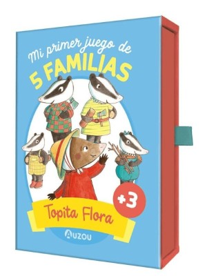 TOPITA FLORA. 5 FAMILIAS. JUEGO DE CARTAS