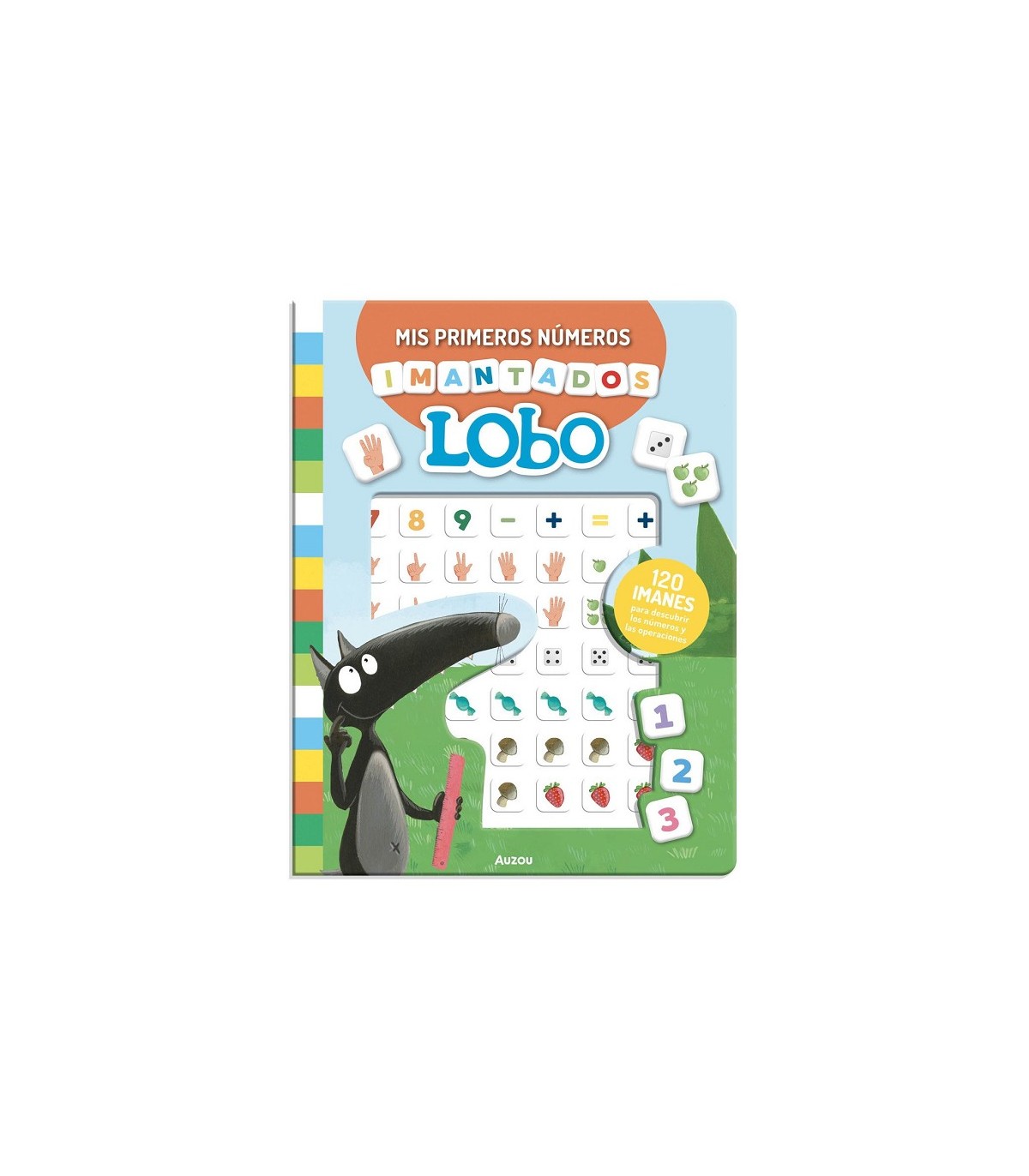 MIS PRIMEROS NÚMEROS IMANTADOS DE LOBO ¡120 IMANES!
