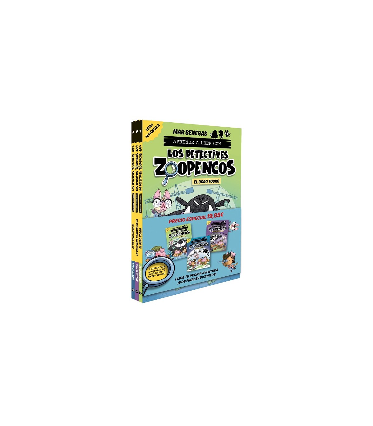 APRENDER A LEER CON... ¡LOS DETECTIVES ZOOPENCOS! 7, 8 Y 9: EN LETRA MAYÚSC