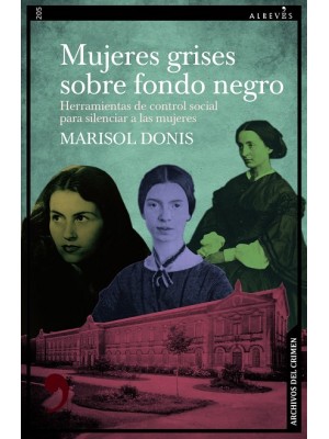 MUJERES GRISES SOBRE FONDO NEGRO