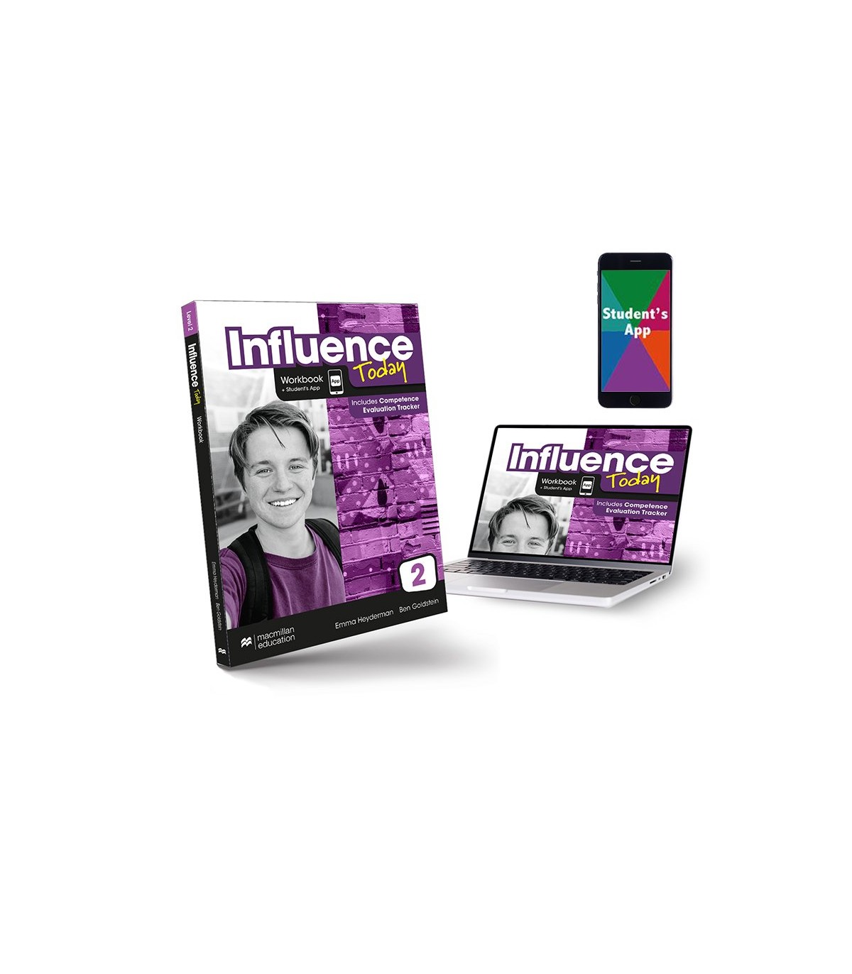 INFLUENCE TODAY 2 WORKBOOK, COMPETENCE EVALUATION TRACKER Y STUDENT'S APP