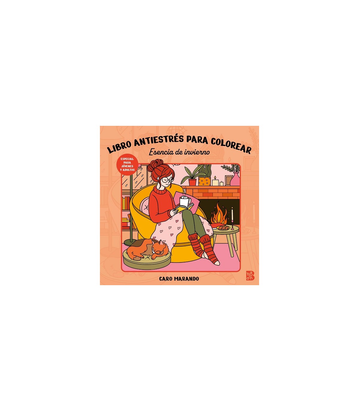 LIBRO ANTIESTRÉS PARA COLOREAR-ESENCIA DE INVIERNO