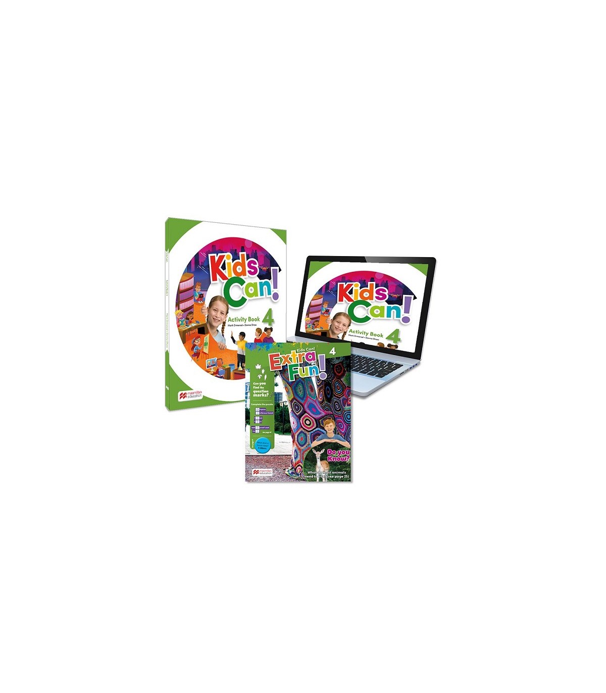 KIDS CAN! 4 ACTIVITY BOOK CUADERNO DE ACTIVIDADES IMPRESO + ACCESO A LA VERSIÓN