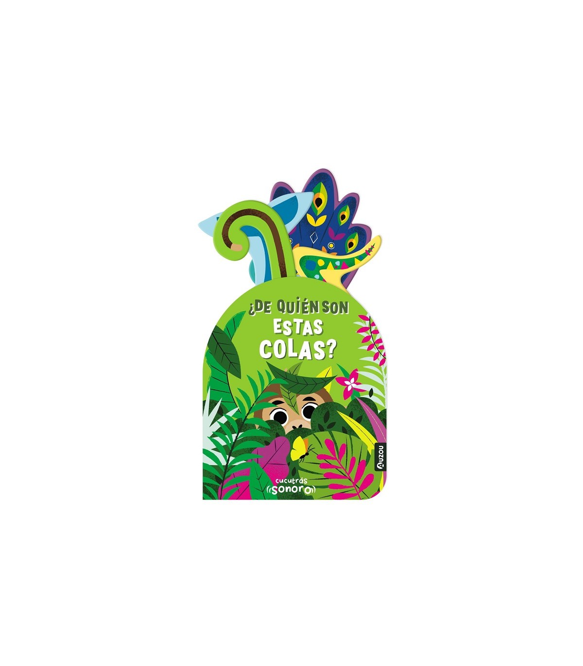 CUCUTRÁS SONOROS. ¿DE QUIÉN SON ESTAS COLAS? - LIBRO DE SONIDOS Y LENGÜETAS