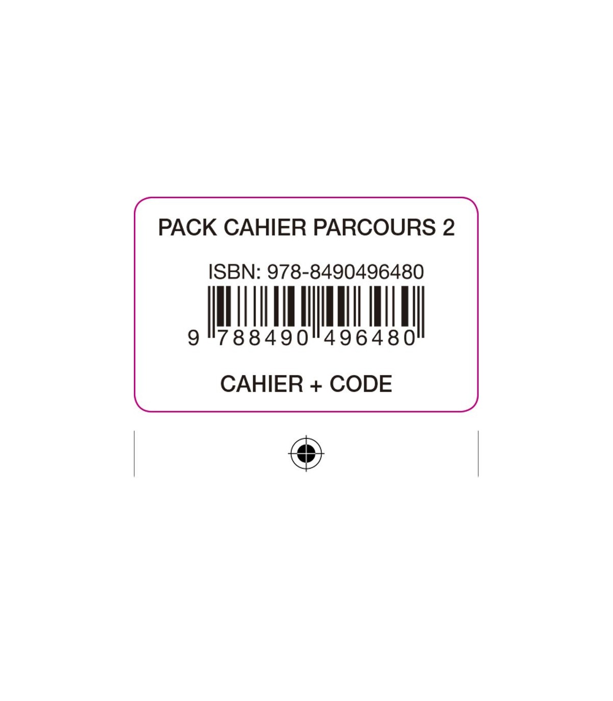 PARCOURS 2 PACK CAHIER D'EXERCICES
