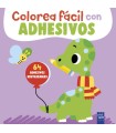 COLOREA FÁCIL CON ADHESIVOS. DINOSAURIO