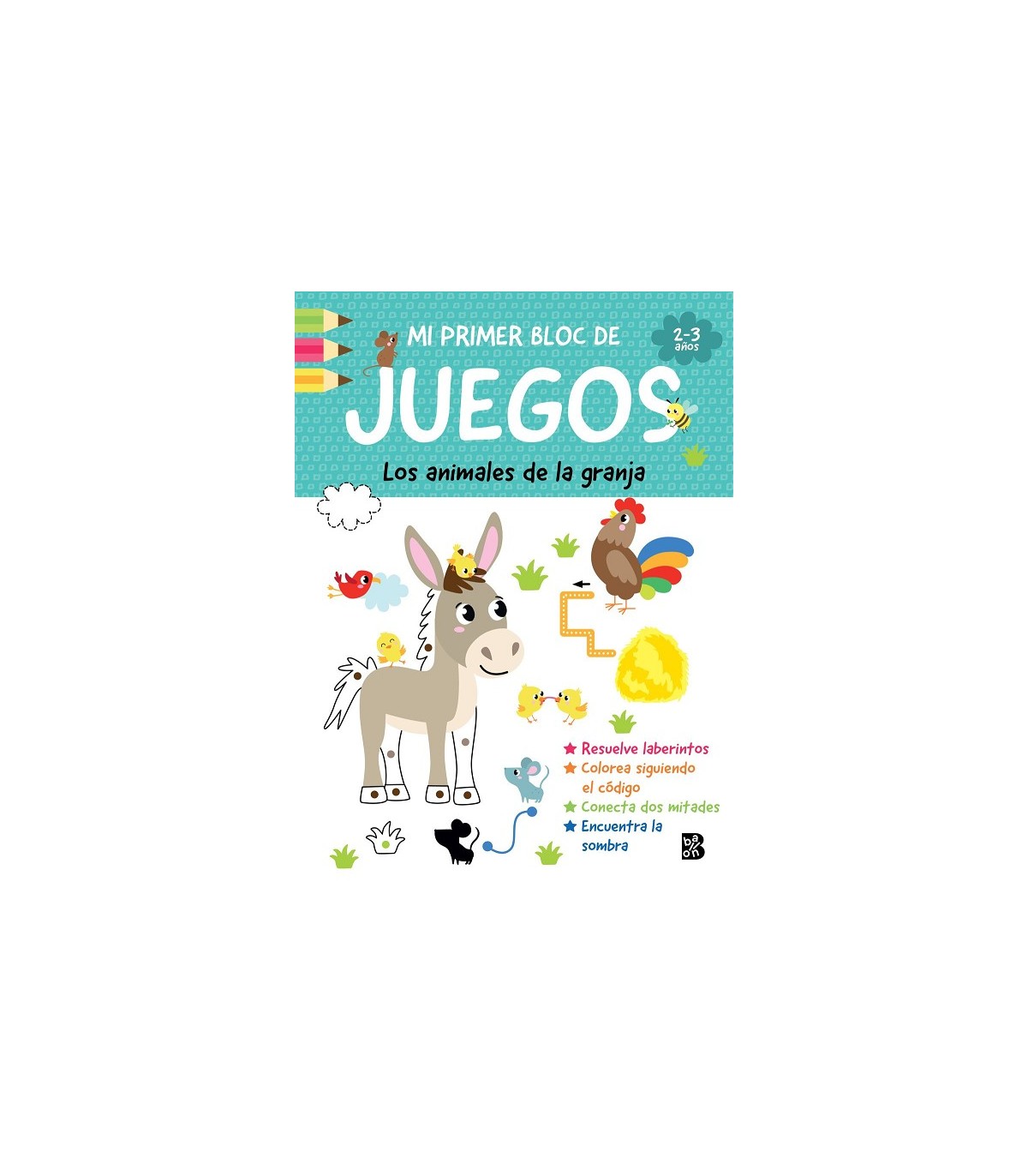 MI PRIMER BLOC DE JUEGOS- ANIMALES DE LA GRANJA