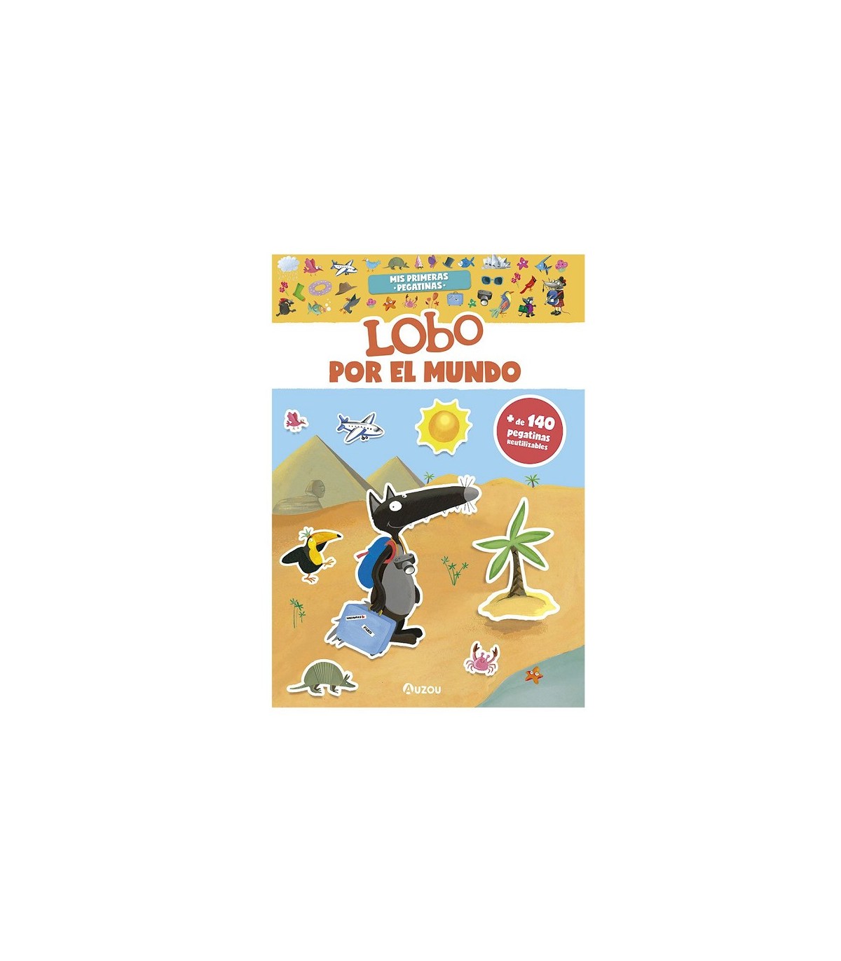 LOBO POR EL MUNDO. MIS PRIMERAS PEGATINAS