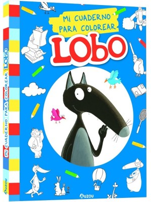 MI CUADERNO PARA COLOREAR LOBO