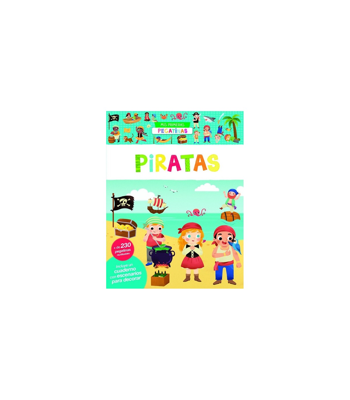 MI PRIMER LIBRO DE PEGATINAS. PIRATAS