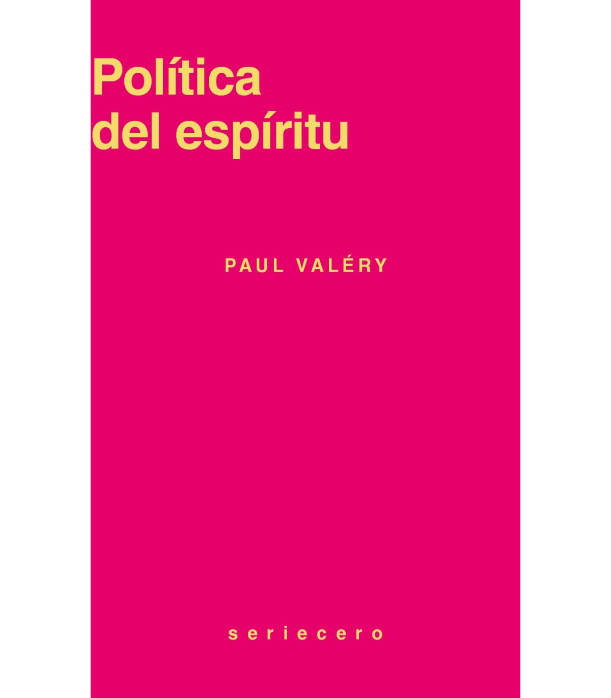 POLÍTICA DEL ESPÍRITU