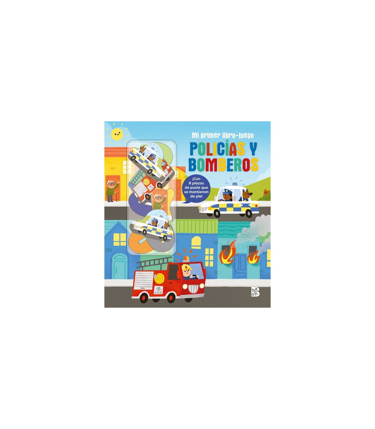 MI PRIMER LIBRO-JUEGO - POLICÍAS Y BOMBEROS