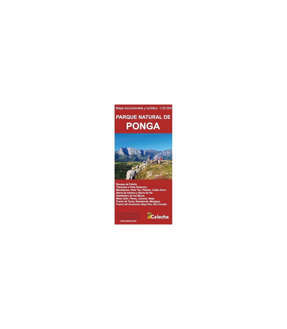 PARQUE NATURAL DE PONGA MAPA EXCURSIONISTA Y TURÍSTICO