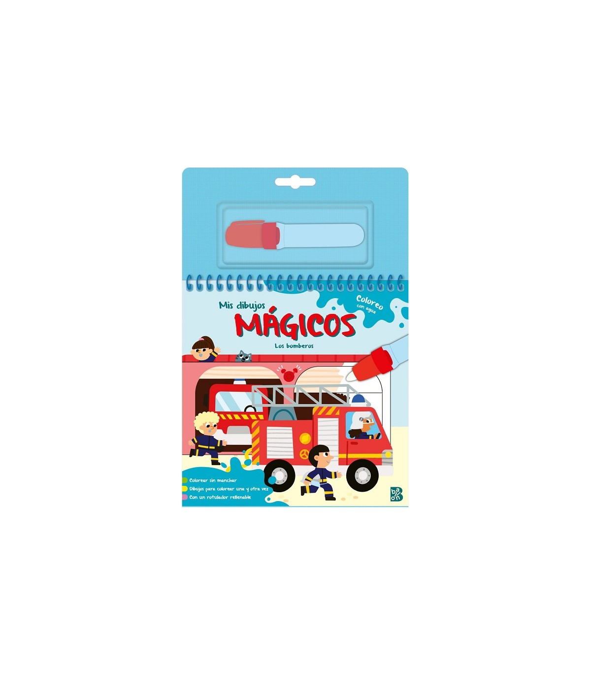 MIS DIBUJOS MÁGICOS - COLOREO CON AGUA - LOS BOMBEROS