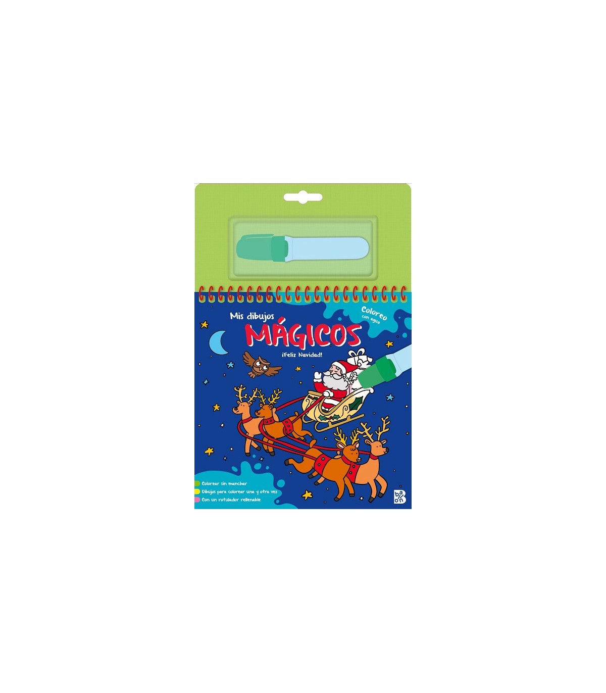 MIS DIBUJOS MÁGICOS - COLOREO CON AGUA - ¡FELIZ NAVIDAD!