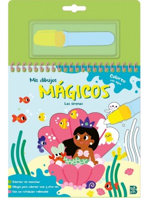MIS DIBUJOS MÁGICOS - COLOREO CON AGUA - LAS SIRENAS