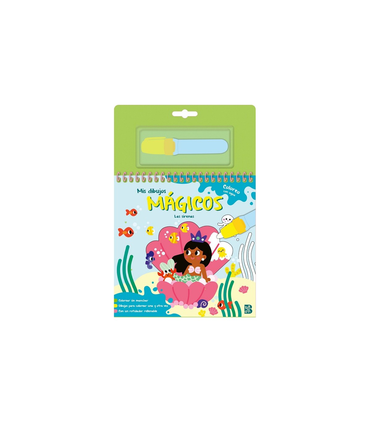 MIS DIBUJOS MÁGICOS - COLOREO CON AGUA - LAS SIRENAS