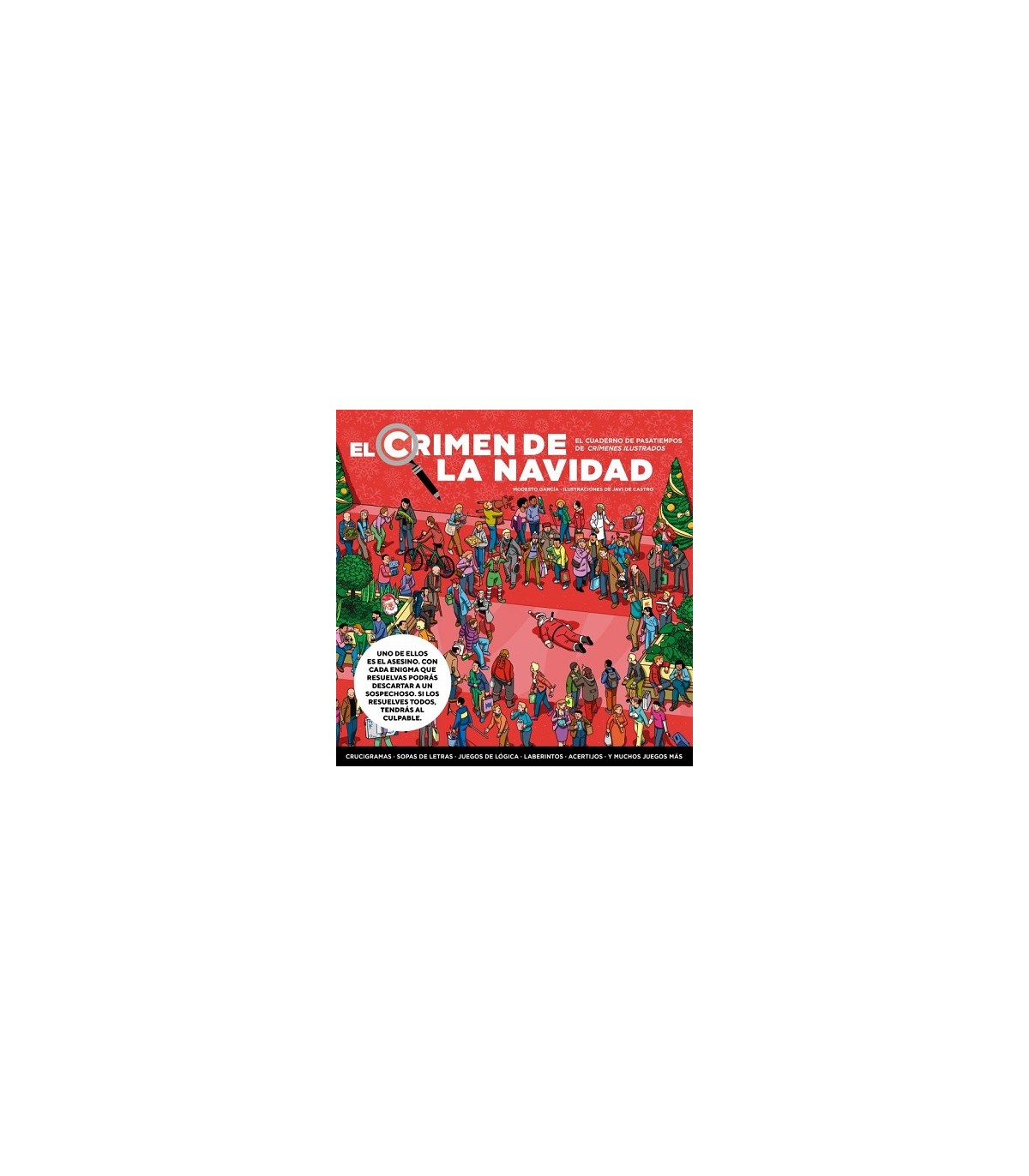 CRIMEN DE LA NAVIDAD. EL CUADERNO DE PASATIEMPOS DE CRÍMENES ILUSTRADOS
