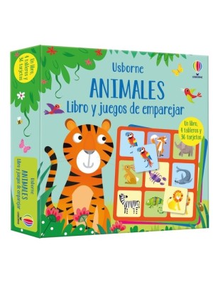 ANIMALES LIBRO Y JUEGO EMPAREJAR