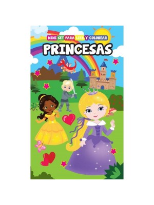PRINCESAS. MINI SET PARA LEER Y COLOREAR.