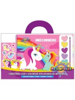 UNICORNIOS LIBROS PARA LEER Y COLOREAR CON ACUARELAS