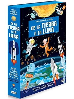 DE LA TIERRA A LA LUNA. VIAJA, CONOCE , EXPLORA. CON PUZZLE. EDIC. ILUSTRADO (ES
