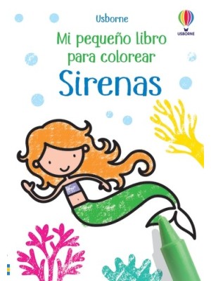 SIRENAS MI PEQUEÑO LIBRO PARA COLOREAR