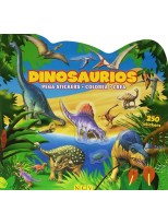 DINOSAURIOS: PEGA STICKERS. COLOREA. CREA