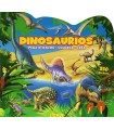 DINOSAURIOS: PEGA STICKERS. COLOREA. CREA