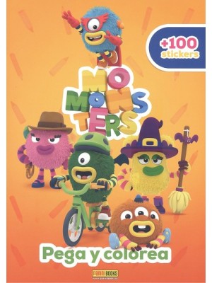 MONSTERS. PEGA Y COLOREA
