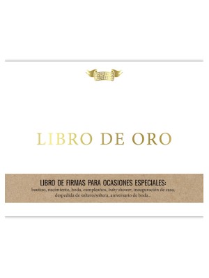 LIBRO DE ORO PARA FIRMAS