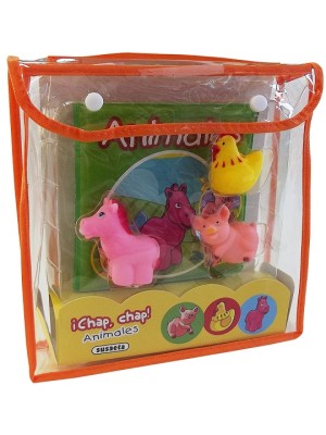 CHAP CHAP ANIMALES LIBRO BAÑO