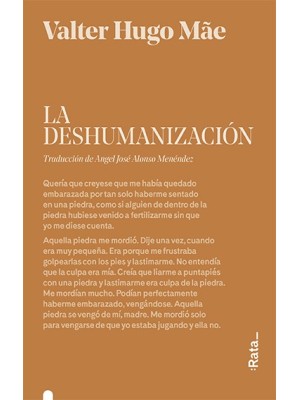 DESHUMANIZACIÓN, LA